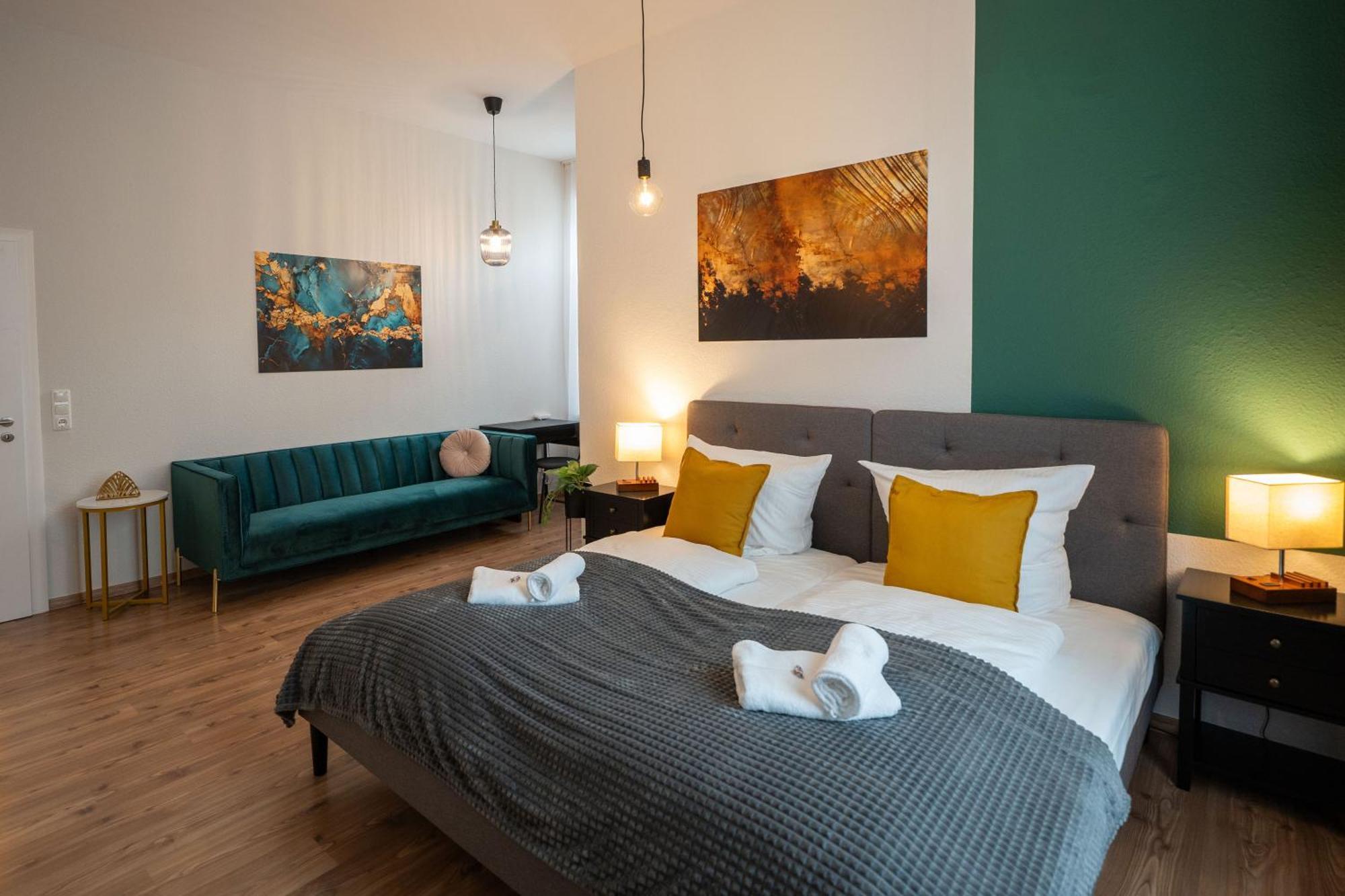 T21 - Apartment Direkt Im Zentrum Mit Parkplatz Chemnitz Kültér fotó