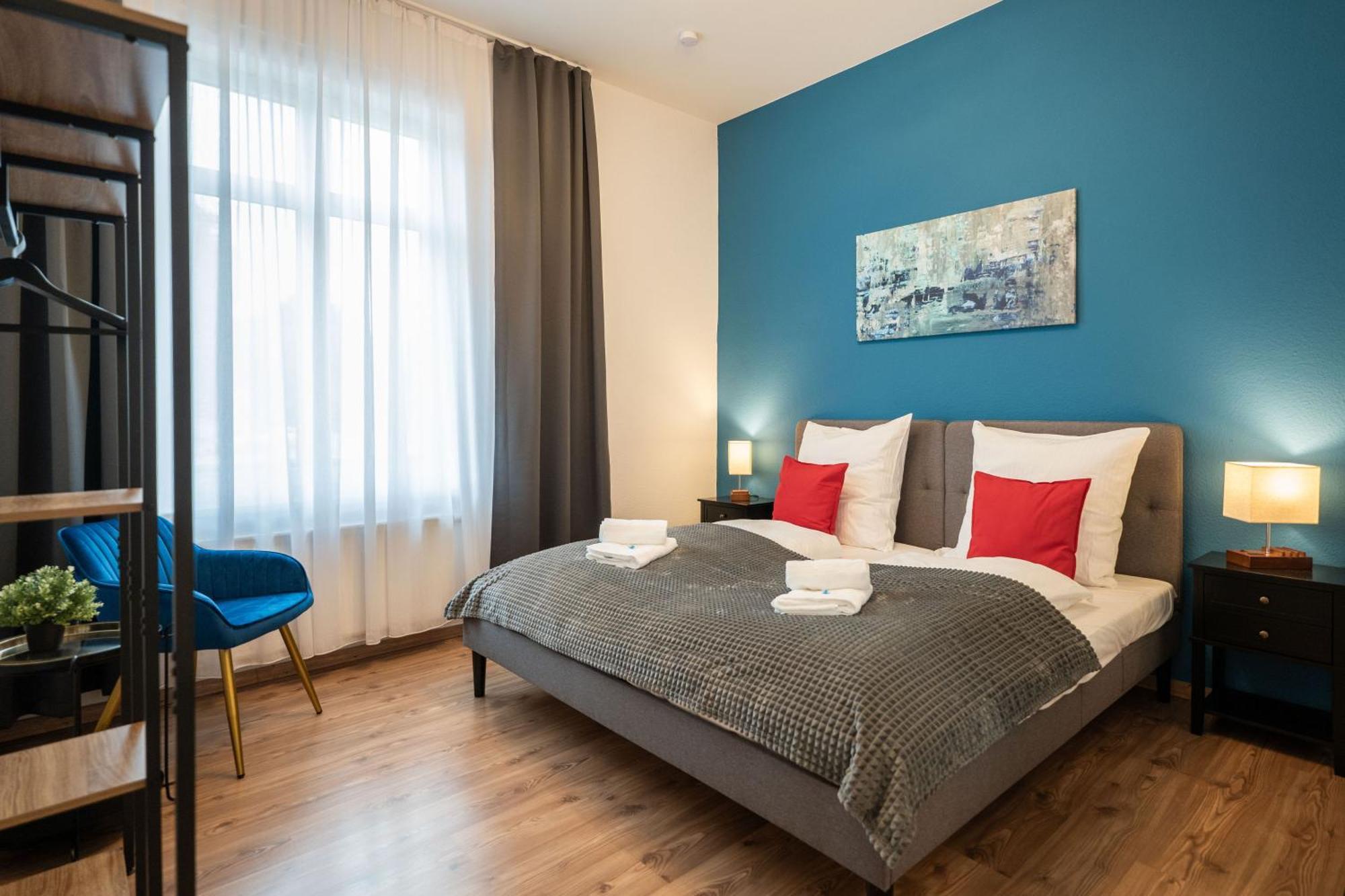 T21 - Apartment Direkt Im Zentrum Mit Parkplatz Chemnitz Kültér fotó
