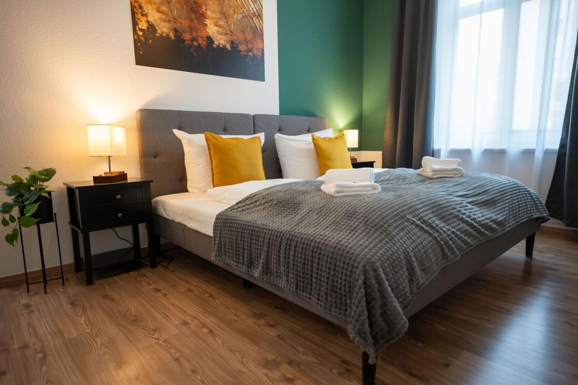 T21 - Apartment Direkt Im Zentrum Mit Parkplatz Chemnitz Kültér fotó