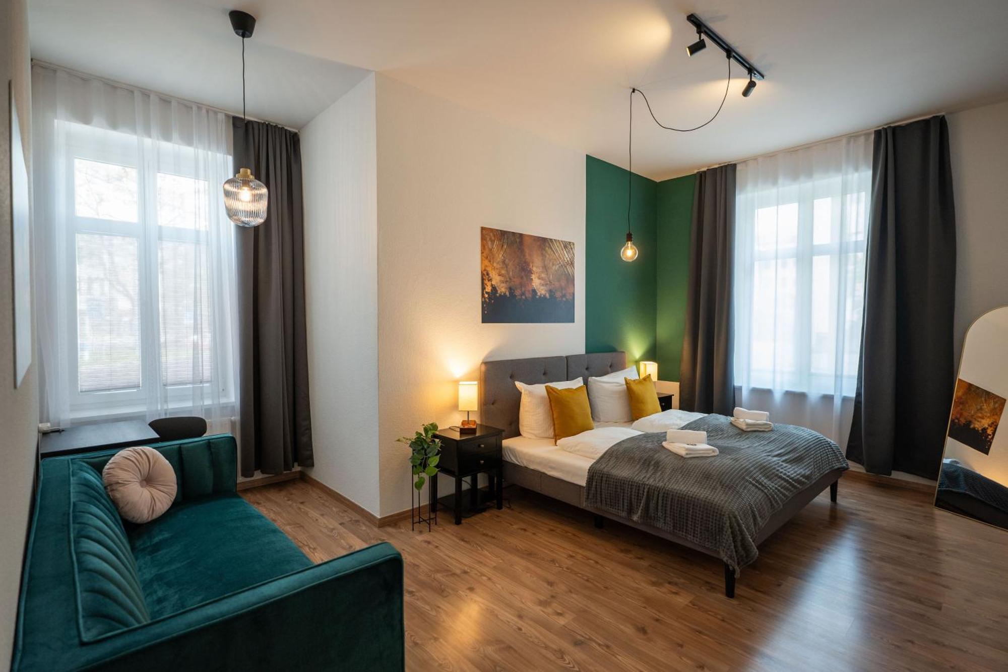 T21 - Apartment Direkt Im Zentrum Mit Parkplatz Chemnitz Kültér fotó
