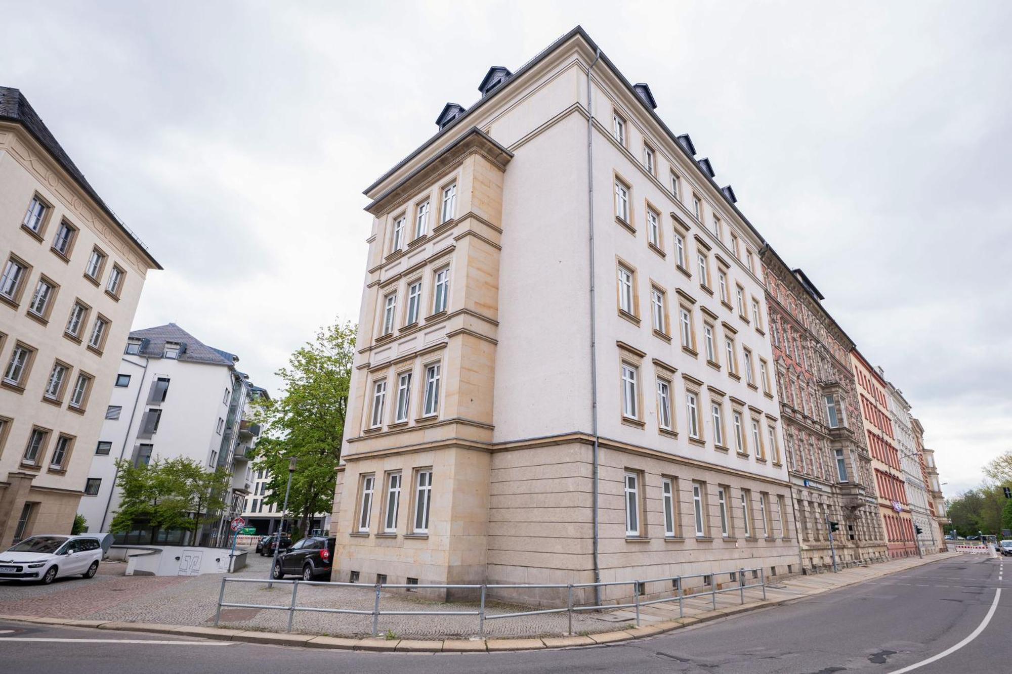 T21 - Apartment Direkt Im Zentrum Mit Parkplatz Chemnitz Kültér fotó
